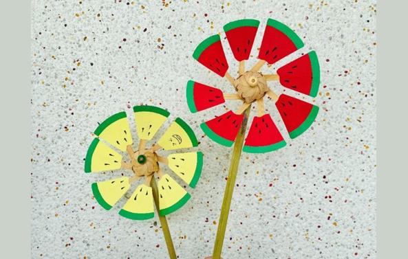2026歡慶兒童節手作DIY體驗：轉吧 ! 西瓜小風車 - 圖片