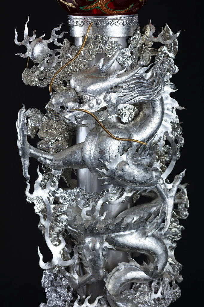 Dragon Pillar Lamps， 5 photos in total