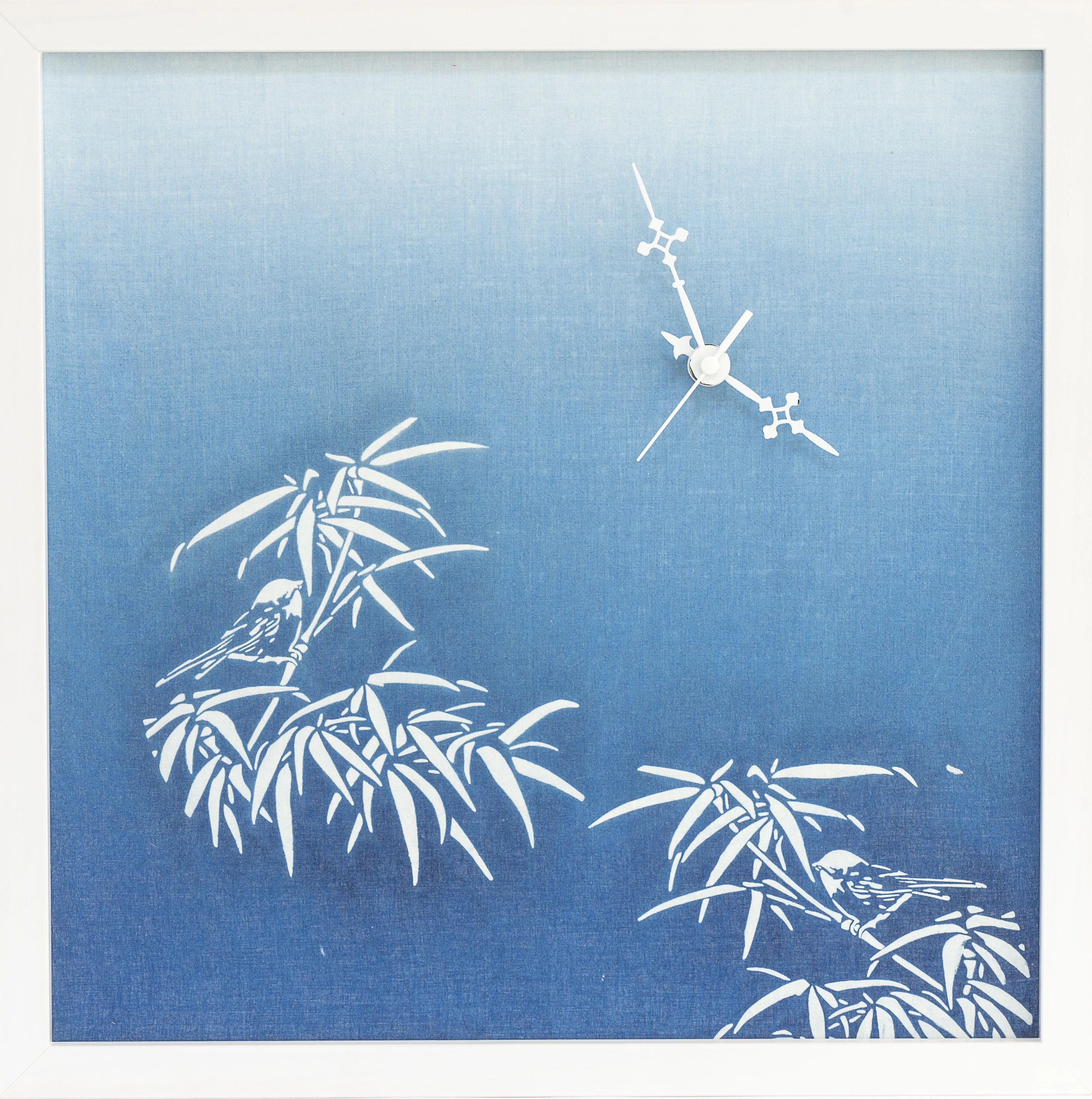 藍染棉布掛鐘，共3張