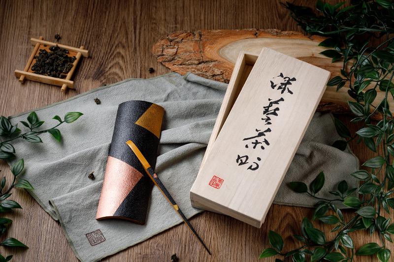 漆藝茶則-合歡，共3張