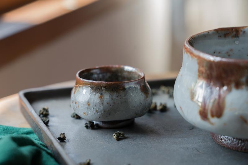 志野小茶碗，共3張