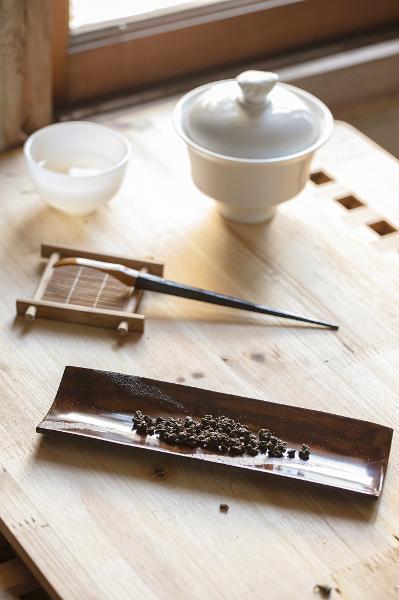 堆漆茶則，共3張