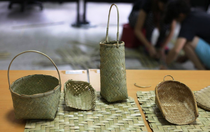 達蘭埠部落將過報竹籐編工藝提升至故事性及藝術性層次