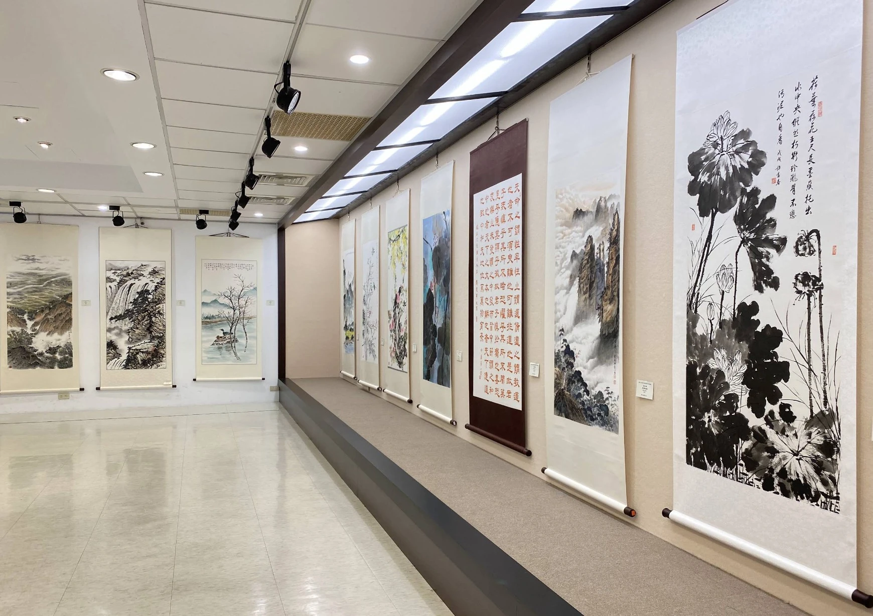 中國傳統水墨畫和書法作品